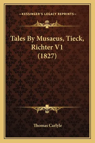 Tales By Musaeus, Tieck, Richter