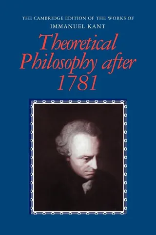 Theoretical Philosophy After 1781