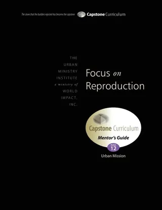 Focus on Reproduction