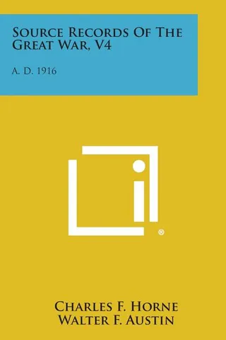 Source Records of the Great War