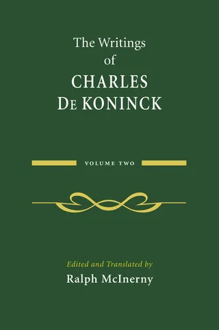 The Writings of Charles de Koninck