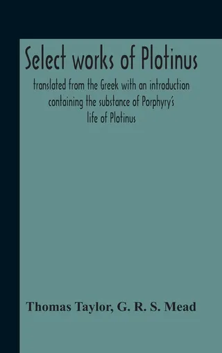 Select Works of Plotinus