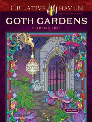 Goth Gardens Coloring Book