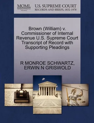 Brown (William) v. Commissioner of Internal Revenue