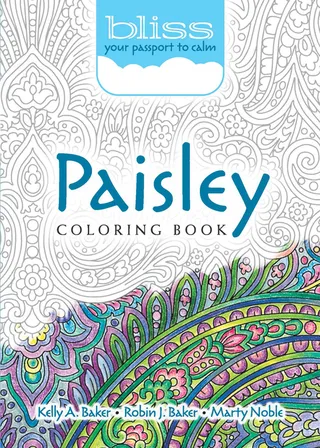 Bliss Paisley Coloring Book