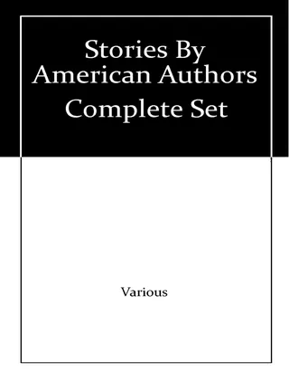 Complete Stories of American Authors