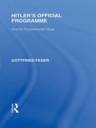Hitler's Official Programme Rle Responding to Fascism