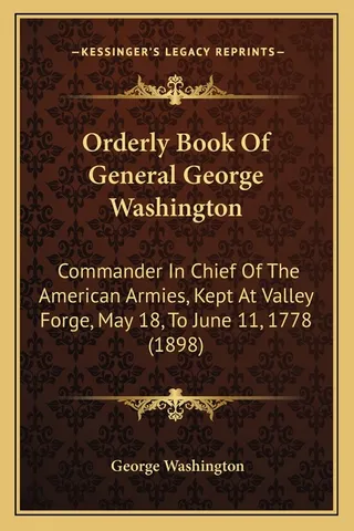 Orderly Book Of General George Washington