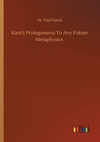 Prolegomena to Any Future Metaphysics
