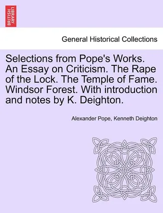 Selections from Pope's Works
