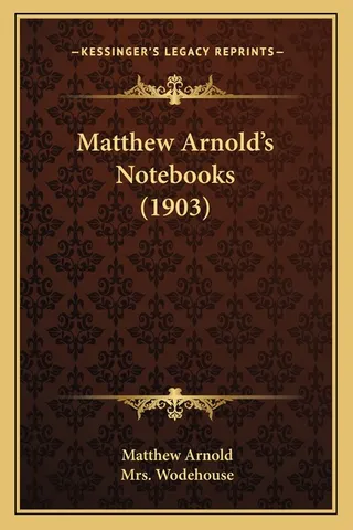 Matthew Arnold's Notebooks