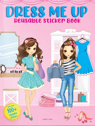 Dress Me Up Reusable Sticker Book for Children