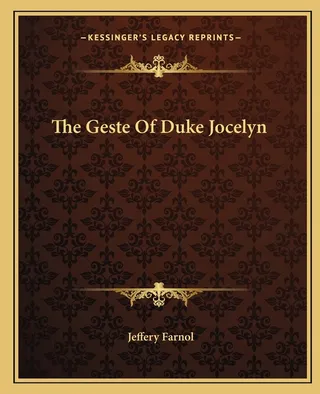 The Geste Of Duke Jocelyn