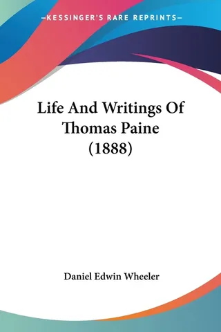 Life And Writings Of Thomas Paine
