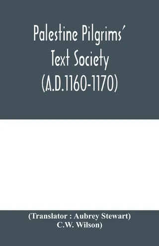 Palestine Pilgrims' Text Society