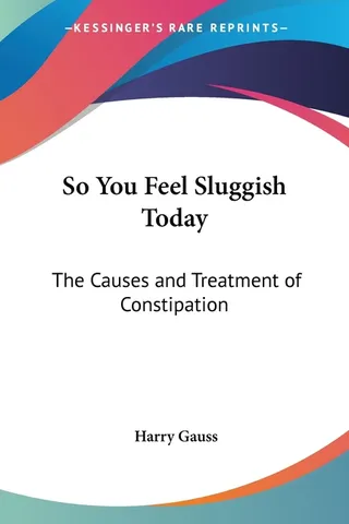 So You Feel Sluggish Today