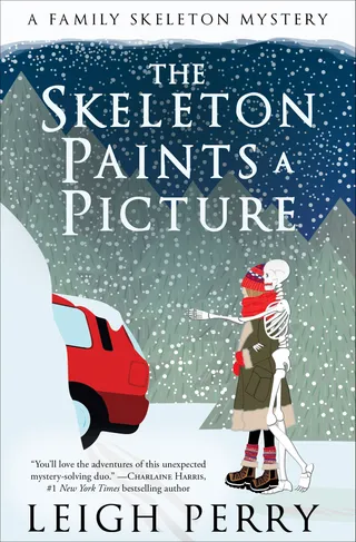 Skeleton Paints a Picture