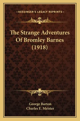 The Strange Adventures Of Bromley Barnes 1918