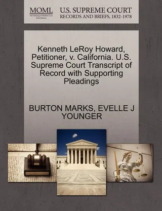 Kenneth Leroy Howard, Petitioner, v. California