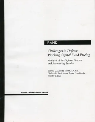 Challenges in Defense Working Capital Fund Pricing