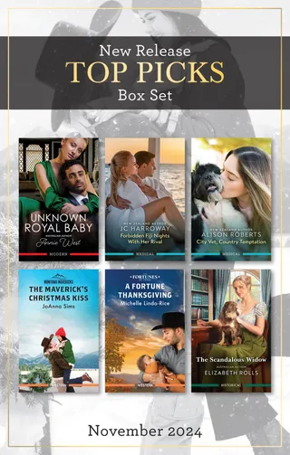 Unknown Royal Baby / Forbidden Fiji Nights With Her Rival / City Vet, Country Temptation / The Maverick's Christmas Kiss / A Fortune Thanksgiving / The Scandalous Widow