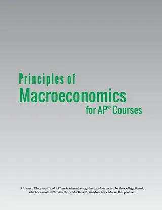 Principles of Macroeconomics for AP Courses