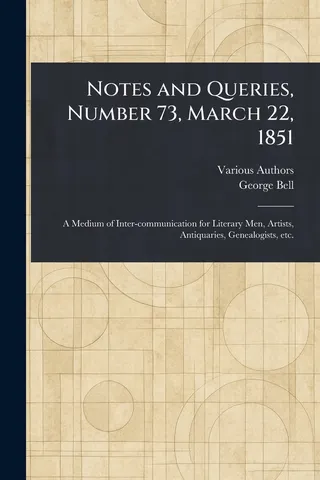 Notes and Queries