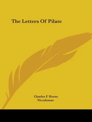 The Letters Of Pilate
