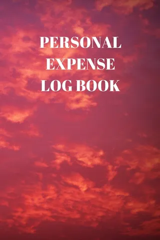 Personal Expense Log Book