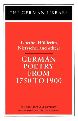 German Poetry from 1750 to 1900