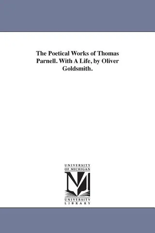 The Poetical Works of Thomas Parnell