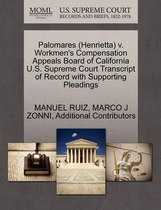 Palomares (Henrietta) v. Workmen's Compensation Appeals Board of California