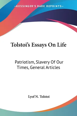Tolstoi's Essays On Life