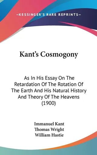 Kant's Cosmogony