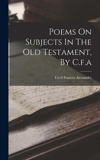 Poems On Subjects In The Old Testament,