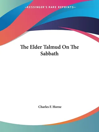 The Elder Talmud On The Sabbath