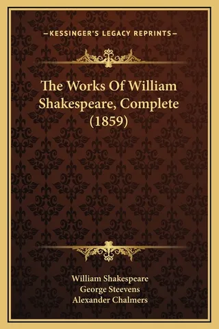 The Works of William Shakespeare, Complete (1859)