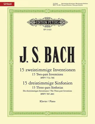 Inventions and Sinfonias Bwv 772-801 for Piano