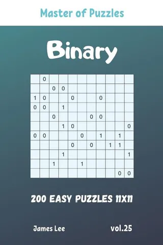 Master of Puzzles Binary 200 Easy Puzzles 11x11 vol. 25