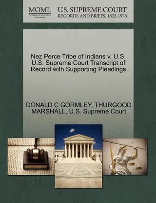 Nez Perce Tribe of Indians v. U.S.