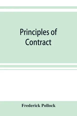 Principles of the Law of Contract