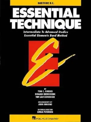 Essential Technique Baritone B.C. Intermediate to Advanced Studies Book 3 Level
