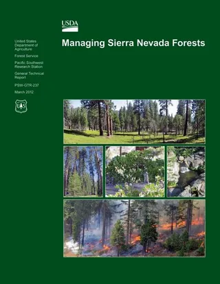 Managing Sierra Nevada Forests