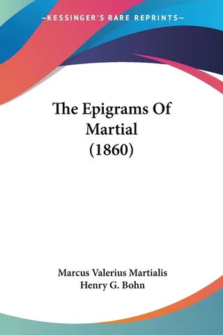 The Epigrams of Martial