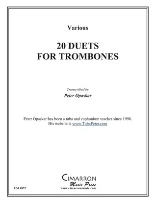 20 Duets for Trombone