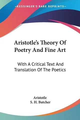 Aristotle's Theory of Poetry and Fine Art