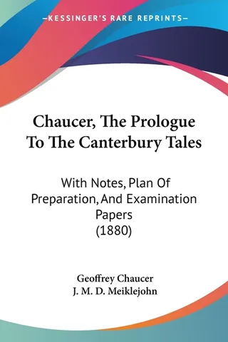The Prologue to the Canterbury Tales