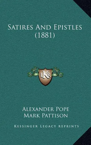 Satires And Epistles