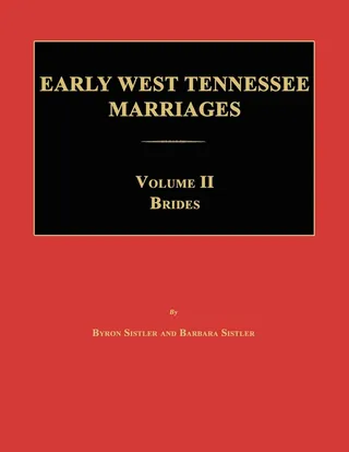 Early West Tennessee Marriages