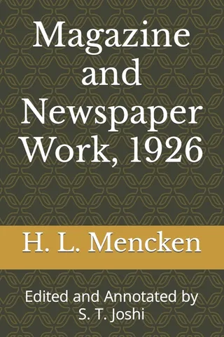 Magazine and Newspaper Work, 1926